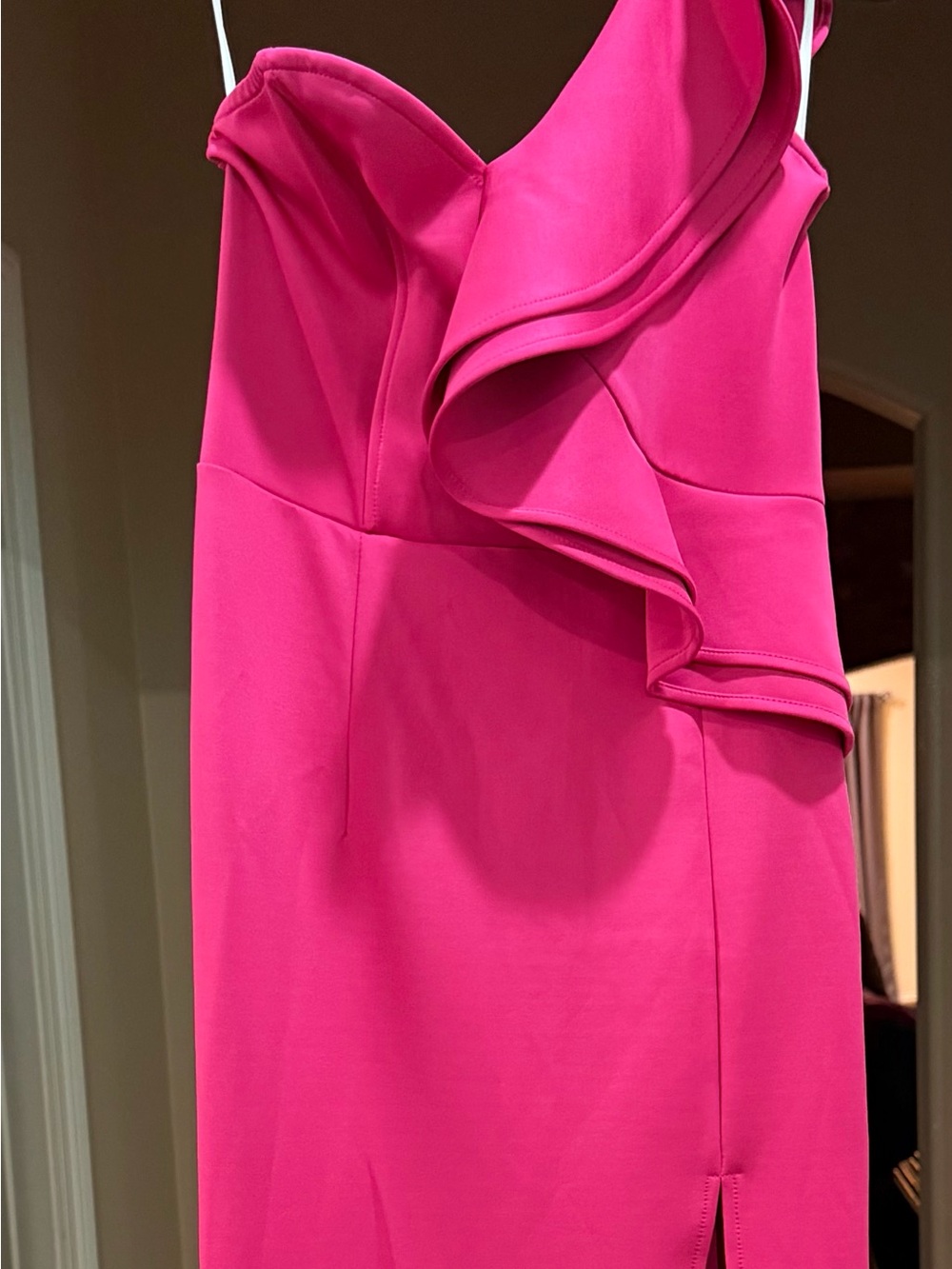 Women's Bright Pink Wide Leg Jumpsuit